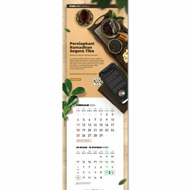 

Kalender Dinding 2024 Yayasan Tarbiyah Sunnah