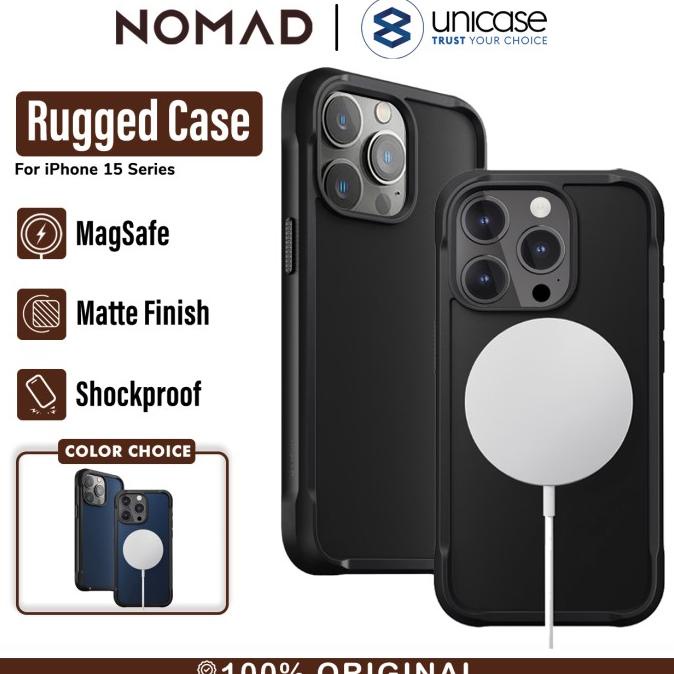 Trend Case 15 Pro Max Plus Nomad Rugged Hybrid Shockproof Matte Cover Original