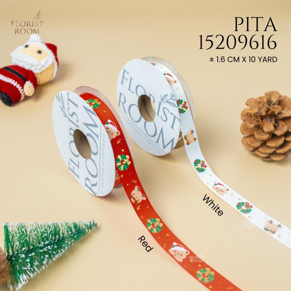 

COD Christmas Ribbon Pita Natal Kode = 15209616 - Hiasan kado Hampers DIY Murah
