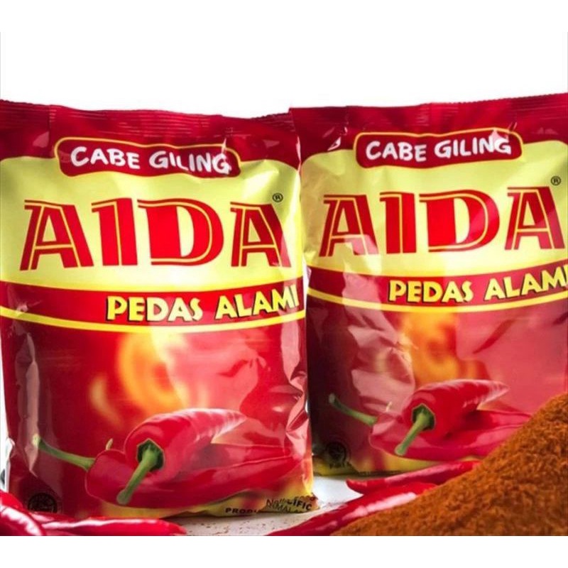 

aida cabe bubuk 250gr dan 500gr