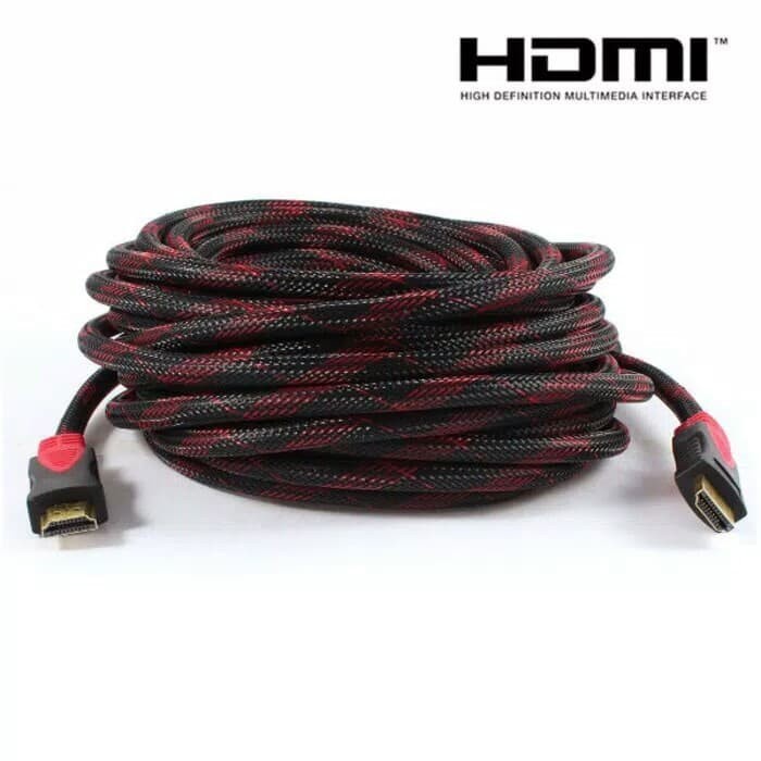 KABEL HDMI TO HDMI 10 METER GOOD QUALITY ORIGINAL TERBARU