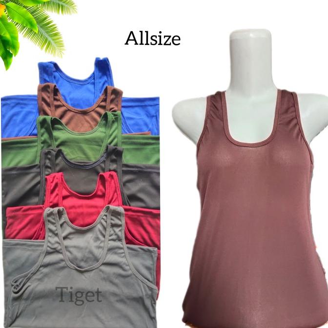 Grosir.. Kaos Dalam Singlet Hegit Tanktop Tengtop Tangtop Wanita Dewasa