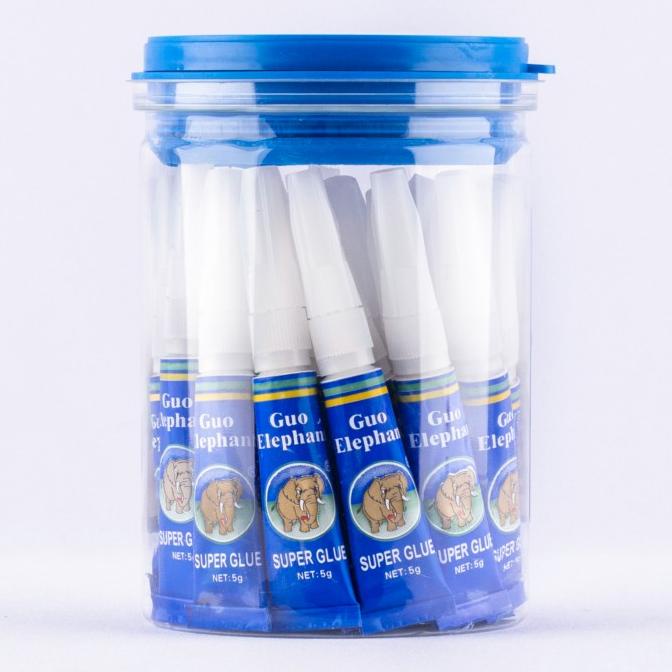 

Elephant Super Glue 5G Lem Coral 1 Toples Isi 25Pc Termurah