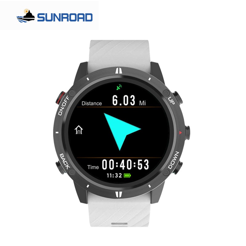 THE BEST SUNROAD GPS+GLONASS+BEIDOU Triathlon Sport Watch 1.28Inch TFT Color Touch Screen 320MAH Bat