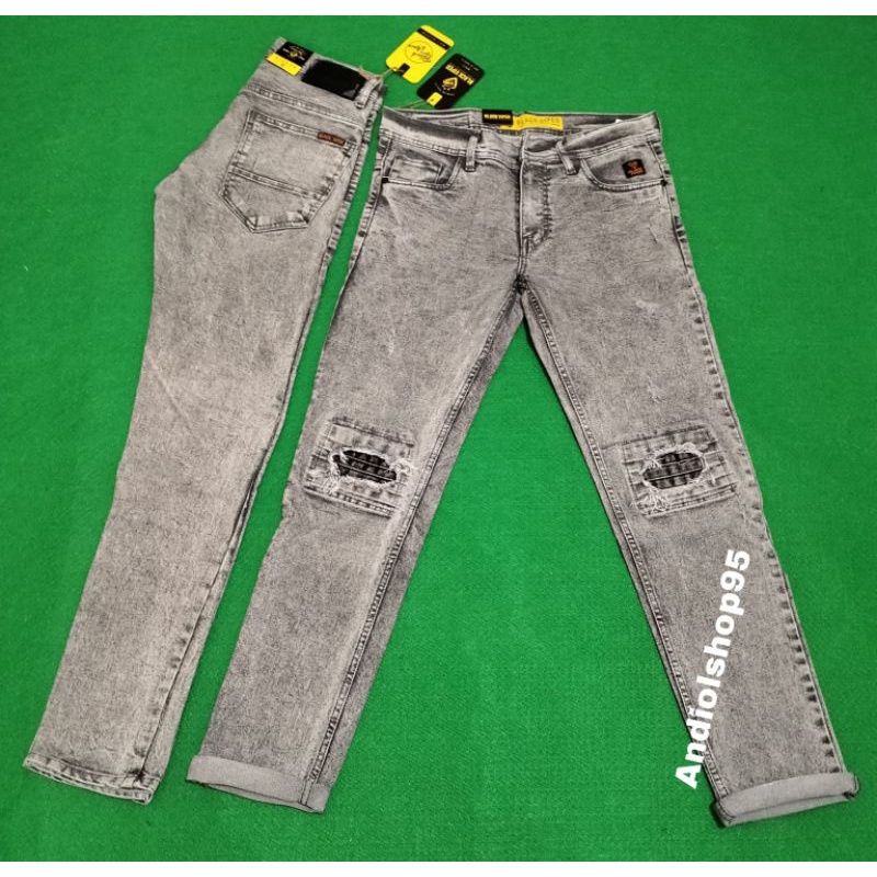 CELANA JEANS PRIA DISTRO PANJANG VLG.36 ORIGINAL SOBEK" SNOW CELANA FASHION