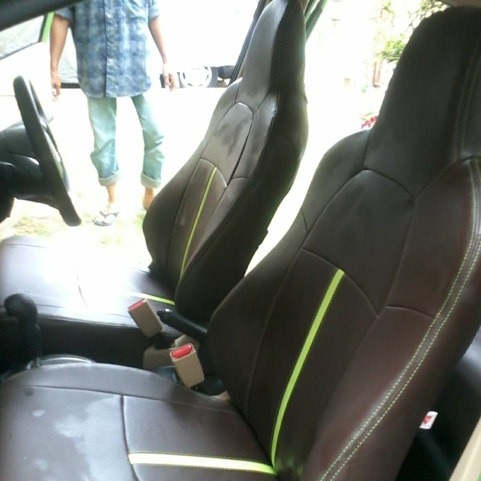 sarung jok mobil 2 baris mb-tech sedan - agya, ayla, yaris, dll