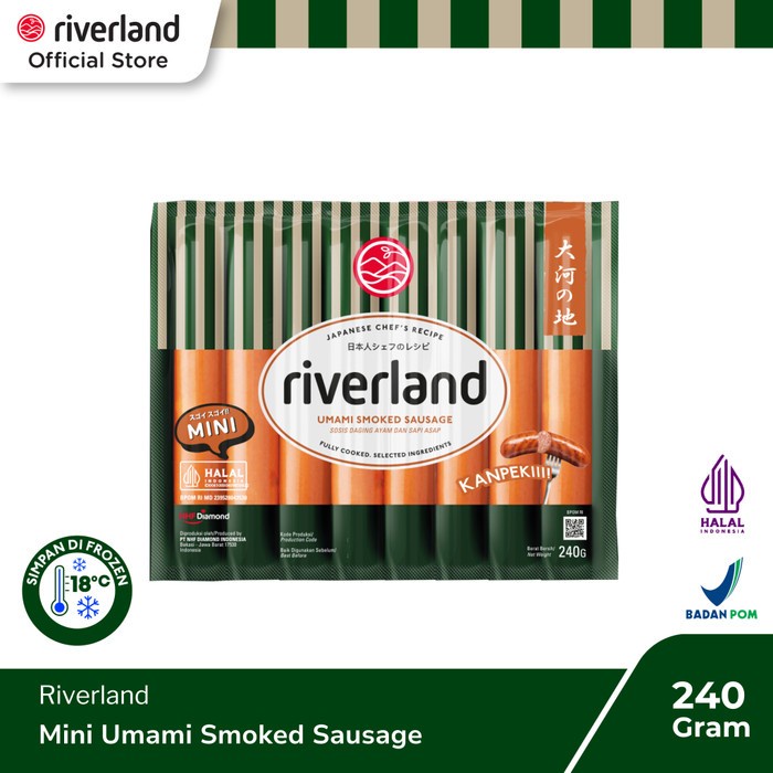 

Riverland Mini Umiami Smoked Sausages 240gr Sosis Asap