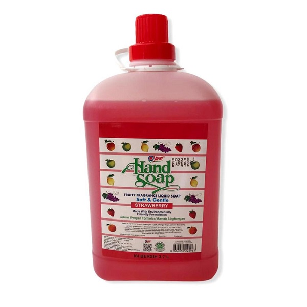YURI HANDSOAP LIQUID STRAWBERRY 3.7 LITER