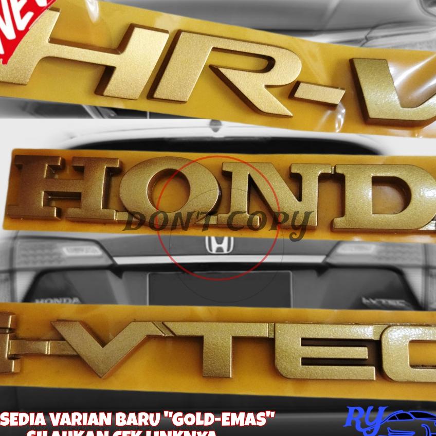 Emblem Hrv / Emblem Bagasi Honda Hrv Complite/ Emblem Honda Hrv
