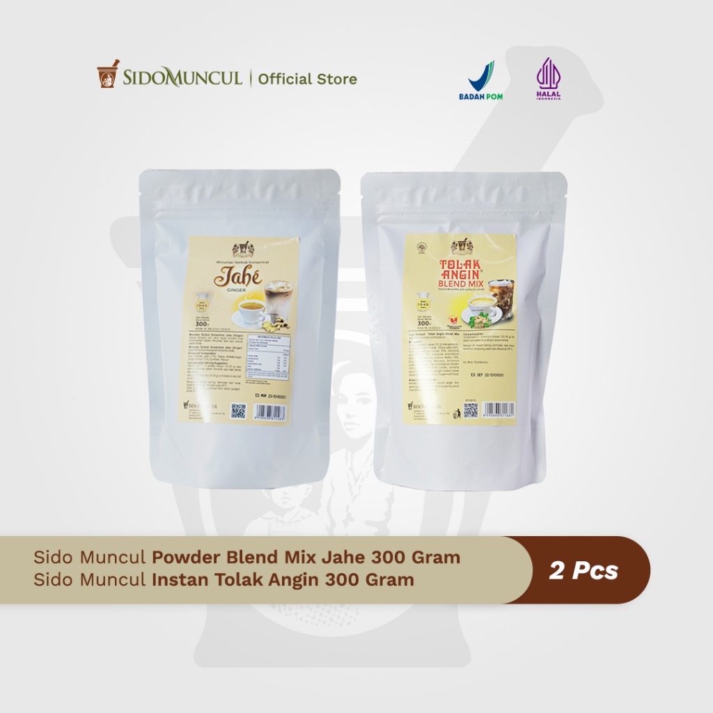 

Powder Blend Mix Jahe + Instan Tolak Angin