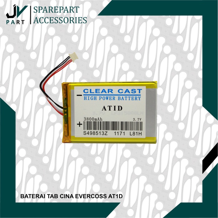Unik Baterai Tab Evercoss / Cross At1D Soket Bagus