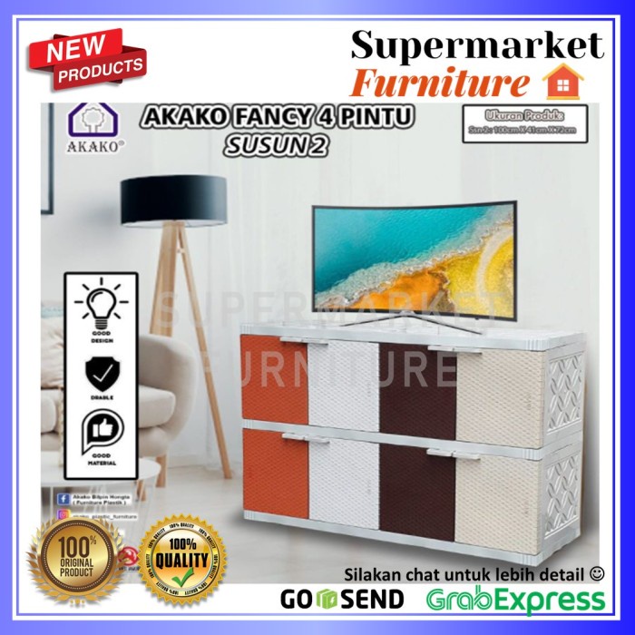 LEMARI PLASTIK LEMARI PAKAIAN/BUPET TV AKAKO FANCY