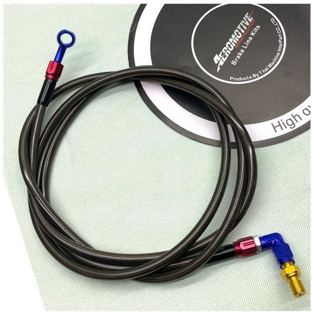 Promo Selang Rem Belakang 215 Cm Nmax Pcx Adv Aeromotive Swits Serat Karbon Ori