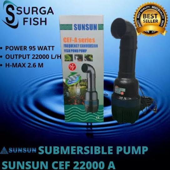 Pompa Celup kolam ikan air Sunsun CEF 22000 CEF22000 submersible pump