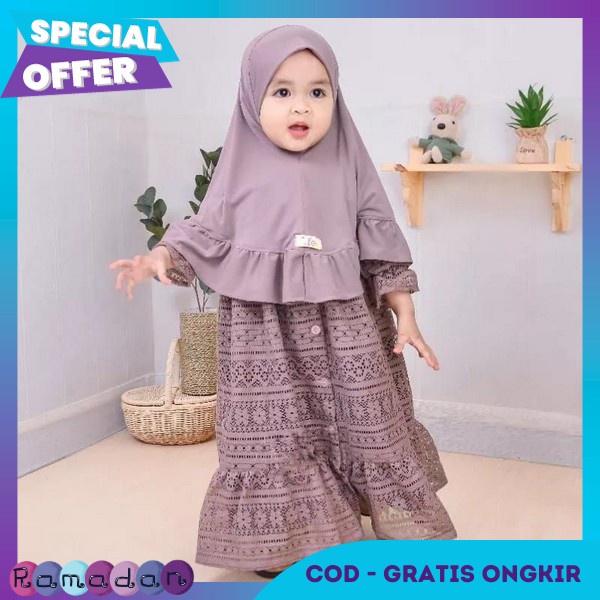 Dres Muslimah Anaj Kecil Hamis Muslim Kid'S Gsmis Lebaran Snak Gamos Anak Gqmis Ank Famis Ansk Pwrem