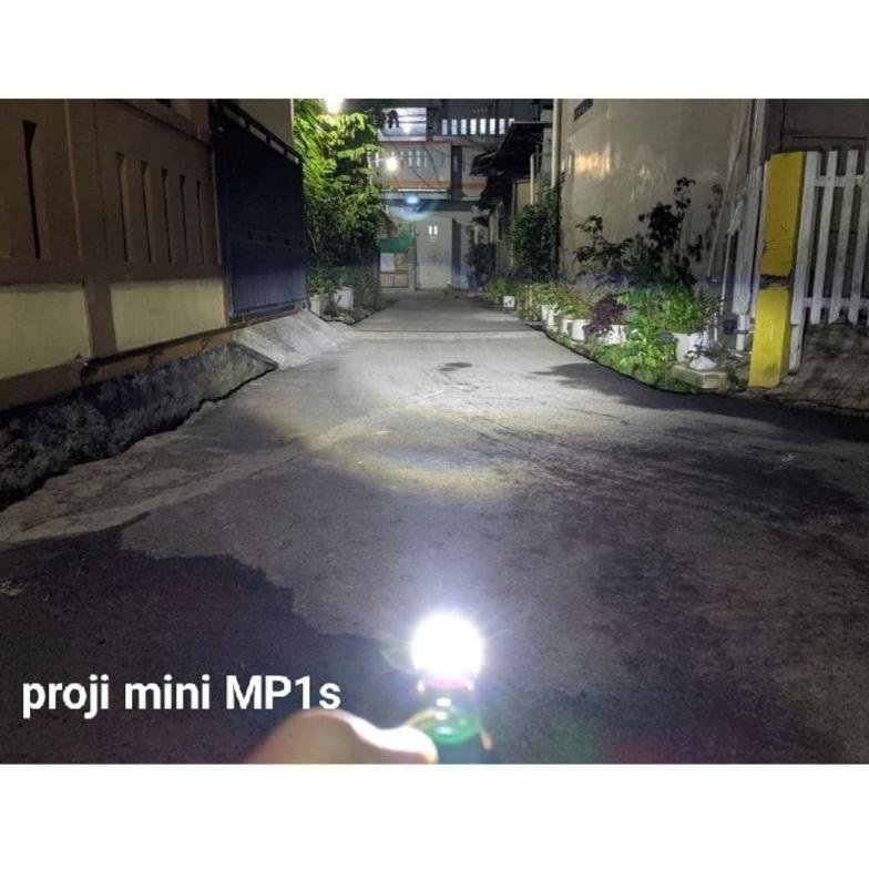 LAMPU LED UTAMA MOTOR MINI PROJECTOR MP1S MP1 30WATT NINE LUMINOS SUPER TERANG