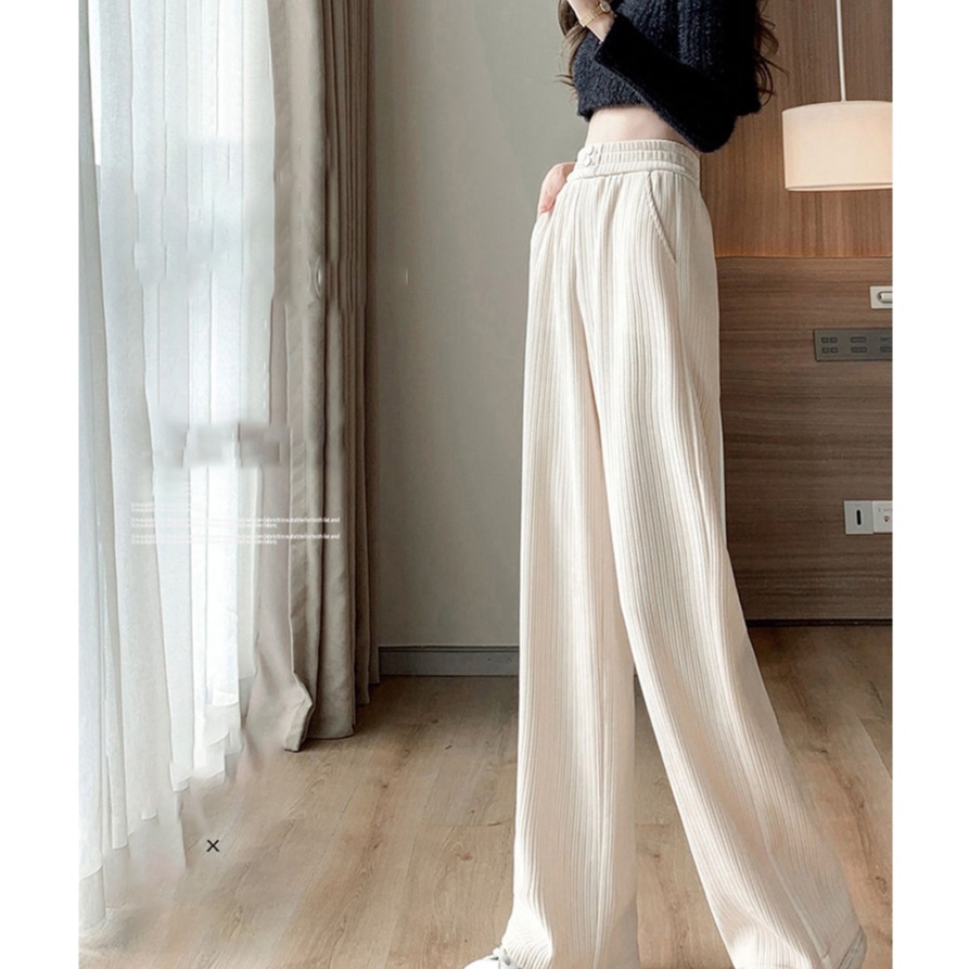 Celana Kulot Highwaist Cwlana Kain Ootd Korea Style Crinkle Culottes Highwaist Promo 2024 Jennie Kni