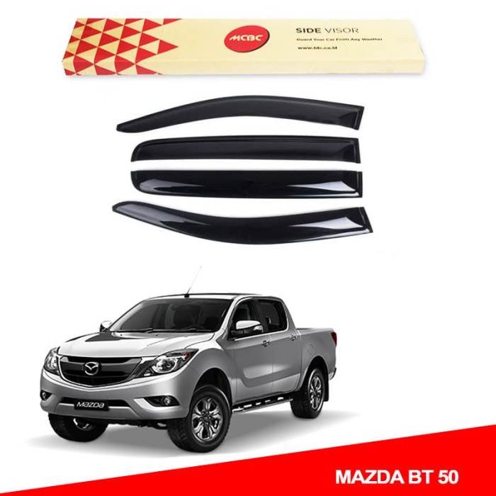 MAZDA BT-50 TALANG AIR ( SIDE VISOR ) AKSESORIS / VARIASI MOBIL