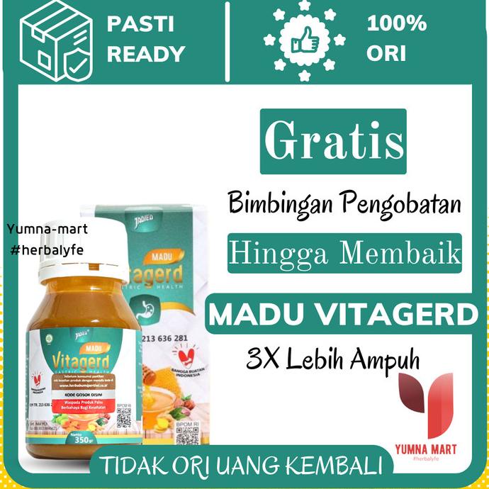 

Madu Vitagerd Herbal Lambung Original Obat Vita Gerd Asli Maag Ampuh