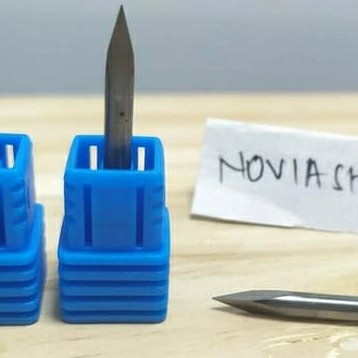 ------] Mata Router CNC V Bit 6mm lancip grafir akrilik aluminium kuningan