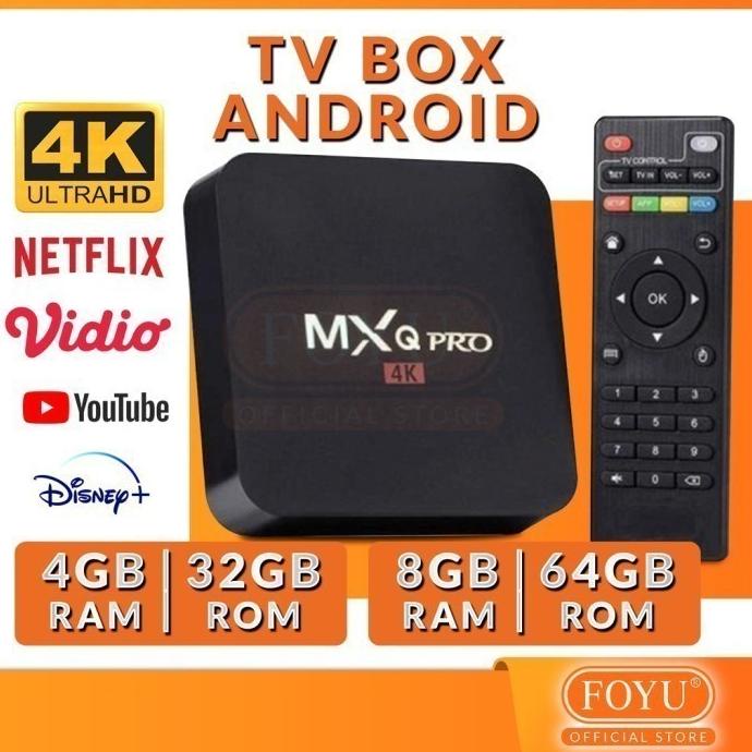Android TV Box Digital 4k Receiver Wifi Bluetooth 5G 16GB/ 256Gb Murah