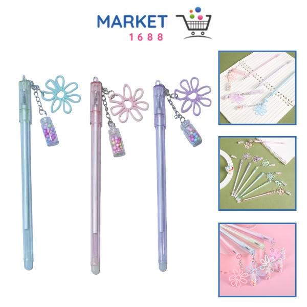 

Market1688 Pulpen Lucu Aesthetic Pena Gantungan Botol Bunga Fancy Pen Pena Gel Bolpen Unik warna pastel cute Bola Salju Warna Warni Alat Tulis Kantor