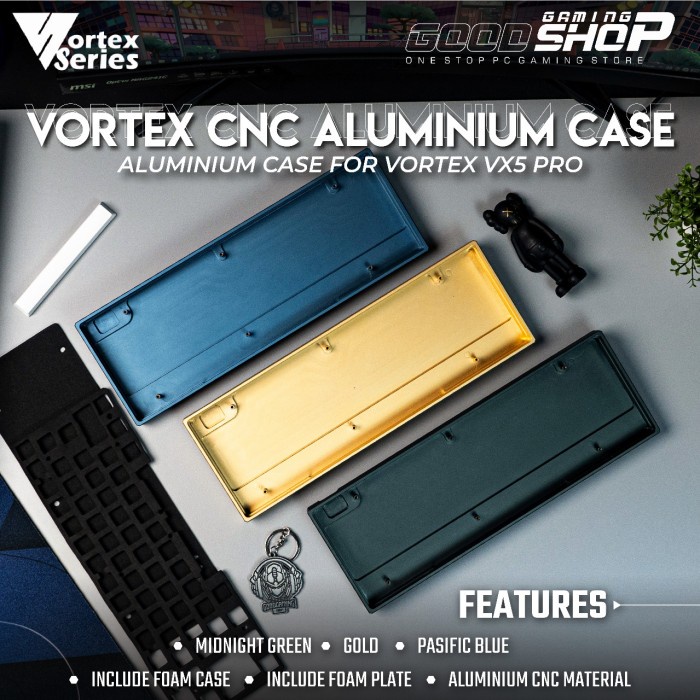 Vortex CNC Aluminium Case For VX5 Pro - Gaming Keyboard Case