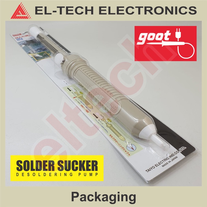 330mm 330 33cm Solder Sucker Pump Sedotan Penghisap Timah GOOT GS-100