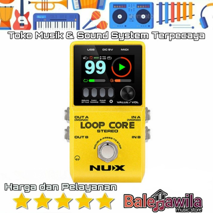 PROMO EFEK GITAR NUX LOOP CORE STEREO STOMBOX NYA LOOP CORE STEREO ORI #ORIGINAL