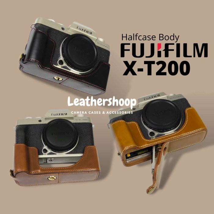 XT200 Fuji X-T200 Half Case Leather