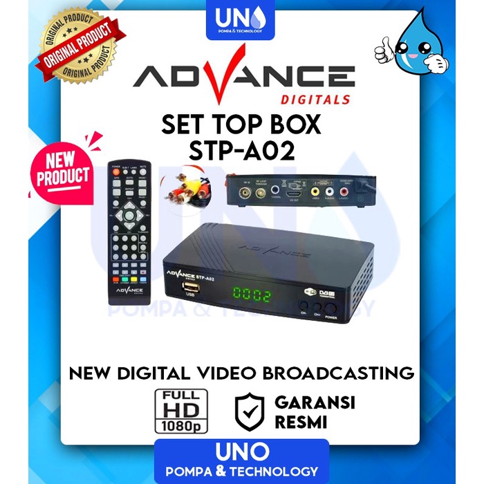 SET TOP BOX STB TV DIGITAL ADVANCE STP-A02