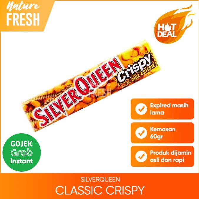 

SilverQueen Cashew Almond Fruit Crispy Dark White Coklat Classic