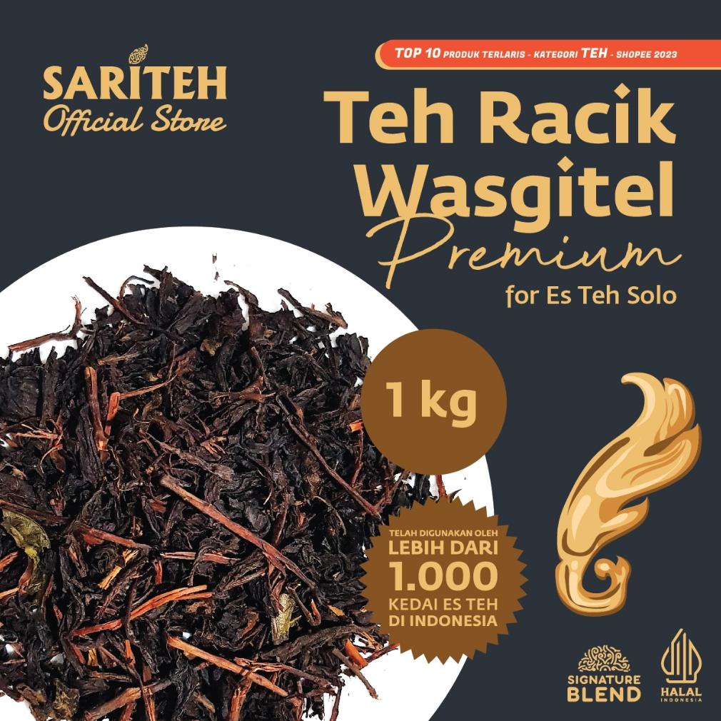 

Ready Sariteh Teh Racik Wasgitel Premium for Es Teh Solo 1kg | Teh Melati Jawa Indonesia | Javanese Jasmine Black Tea | Teh Hitam Tubruk Angkringan Seduh Wangi Kiloan Curah | Inspired by Ibu Warsinem