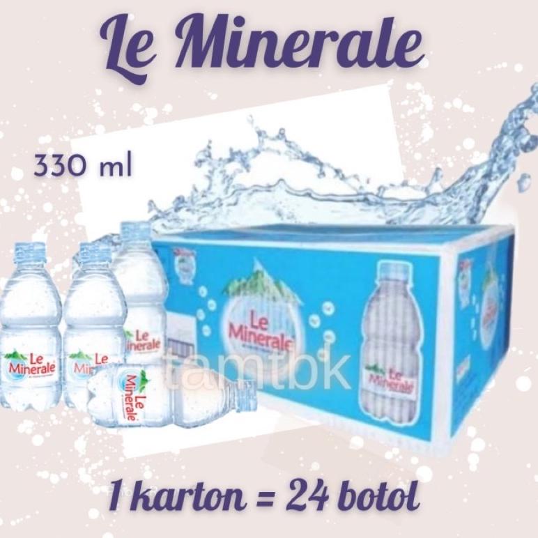 

Ready Le minerale / leminerale air mineral 330ml 1 karton (24 botol)