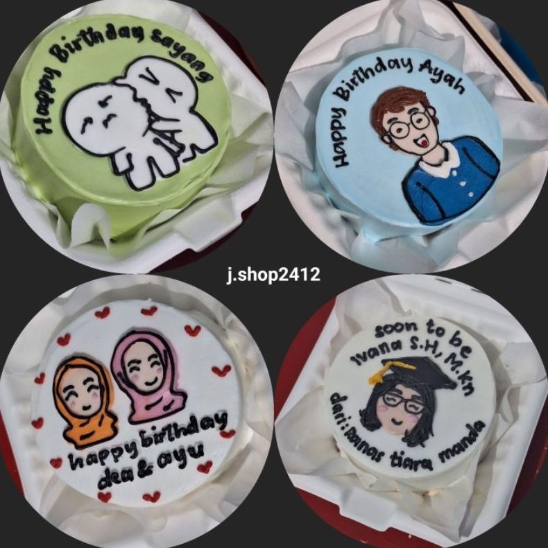 

Ready [D10cm] Bento cake bagasse box jakarta | Korean cake | Custom cake | Birthday cake [Baca Deskripsi]