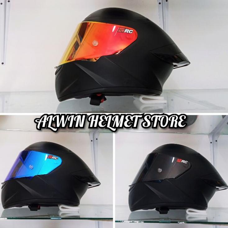 Helm Kyt Tt Course Bla Doff/ Kyt Ttc Bla Doff /Kyt Tt Course Paket Ganteng