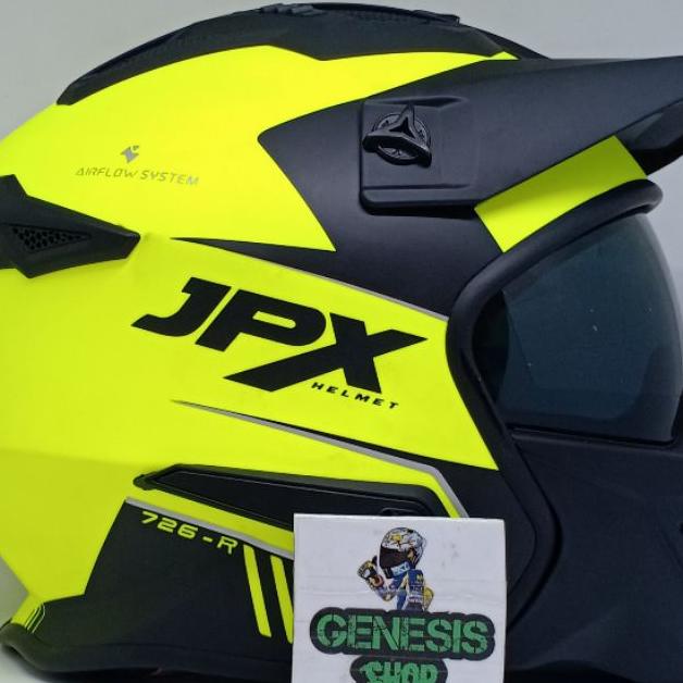 Helm Jpx Full Face Helm Jpx Mx 726R Solid Polos