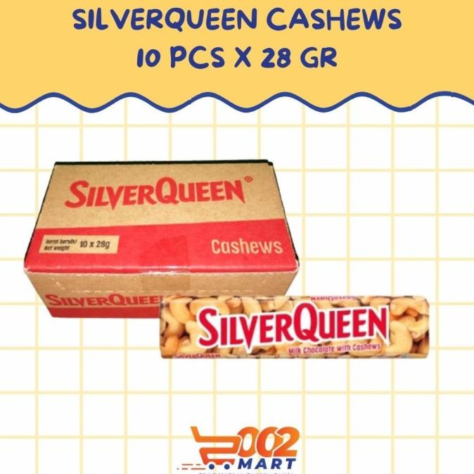 

Coklat Silverqueen Cashew Mede 28 Gr Termurah