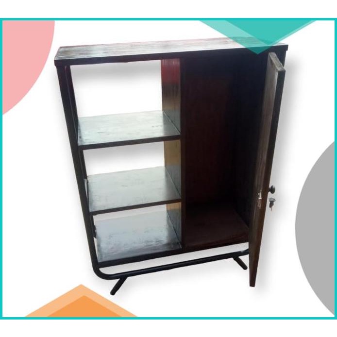 Rak Susun Kayu Rak Kayu Serbaguna Lemari Kabinet Rak Lemari Kabinet 16