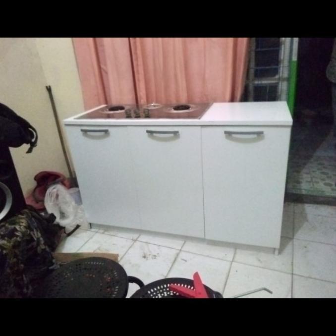 Terbatas Meja Kompor Tanam Tempat Piring Dapur Kitchen Set Bawah 3 Semuasukoko