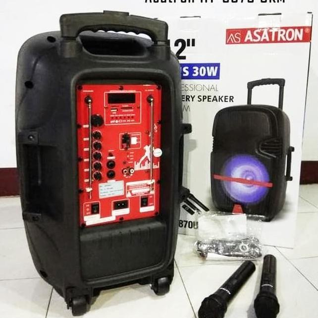 Speaker Asatron Speaker Aktif 12 Inch Bluetooth Meeting Ht-8870 Amoreedipsy