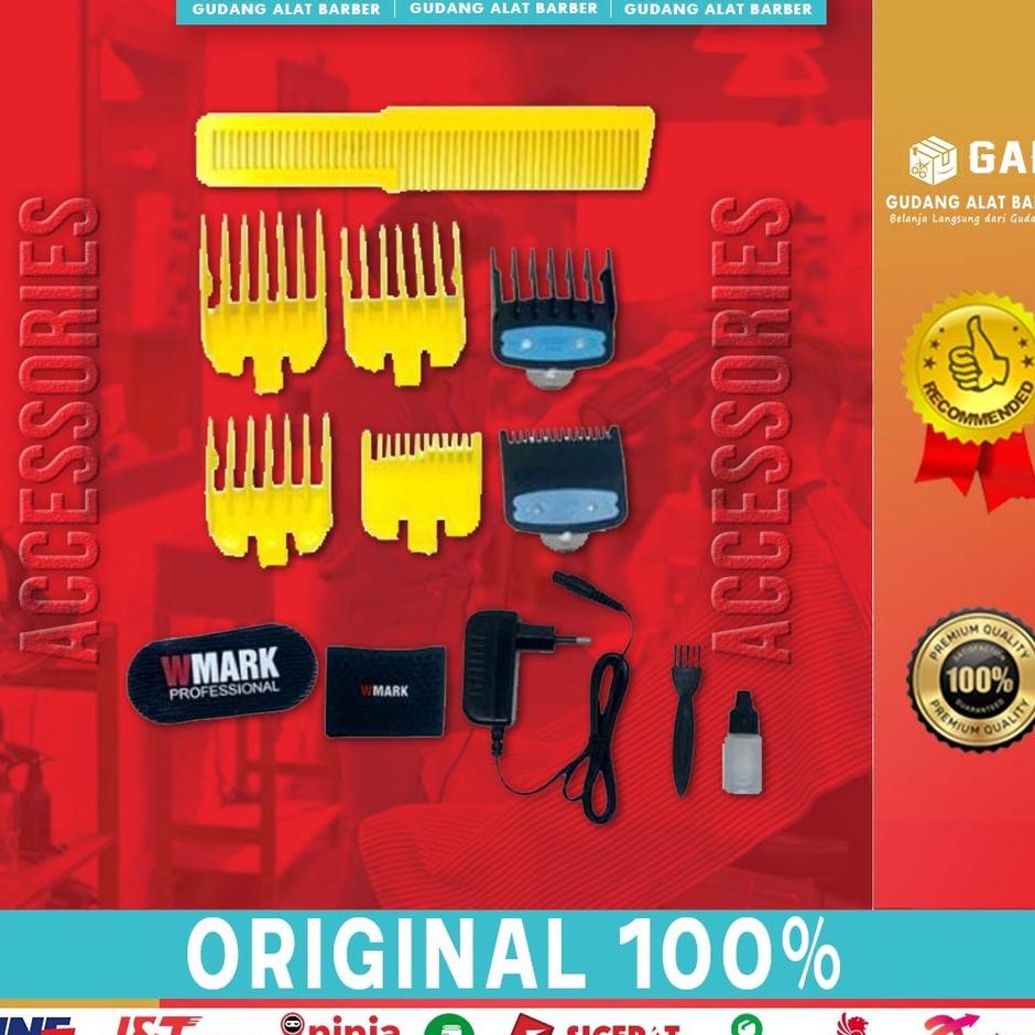 Hair Clipper Wmark Ng 411 Alat Cukur Elektrik Alat Pangkas Rambut Barbershop 6500 Rpm