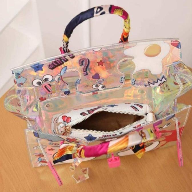 Tas Viral Bangkok Eye, Tas Handle Wanita, Tas H Mata Bangkok