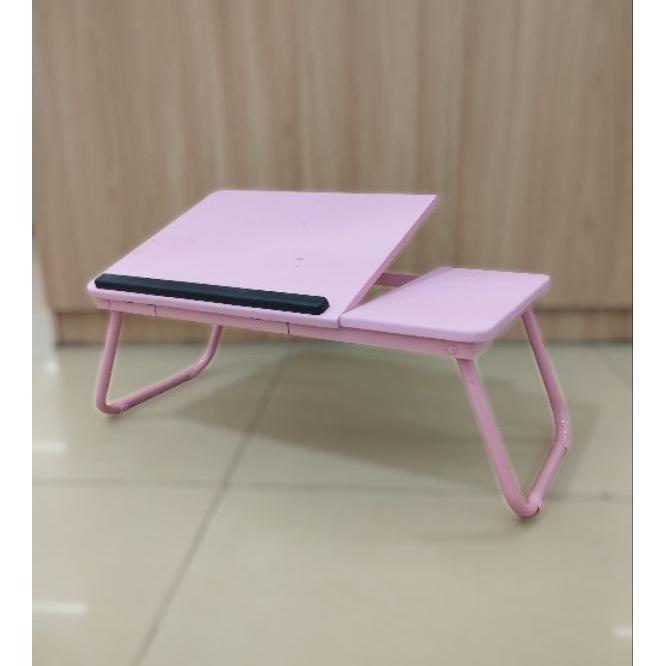 Selma Terry Meja Lipat - Pink Furniture Informa