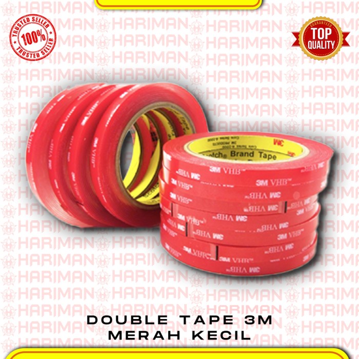 

Double Tape 3M Vhb Merah Kecil Best