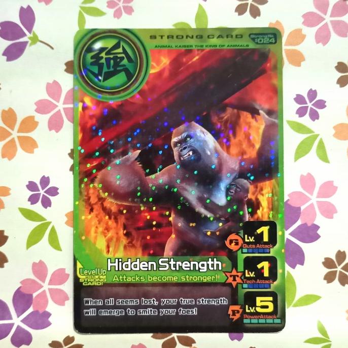 animal kaiser strong card hidden strength ( lowland gorilla ) versi 5