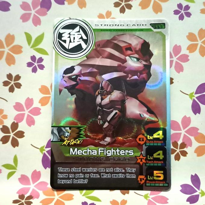 animal kaiser silver strong card mecha fighters mecha gorilla dx evo 8