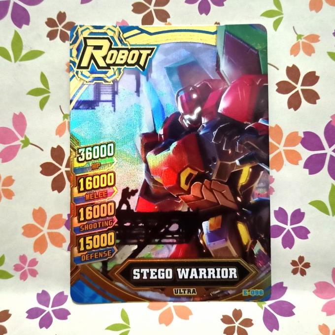 stego warrior gold event E-096 hero of robots