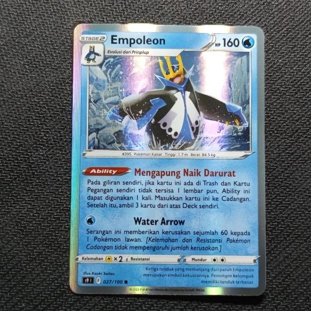 EMPOLEON FREE EVOLINE POKEMON TCG INDONESIA