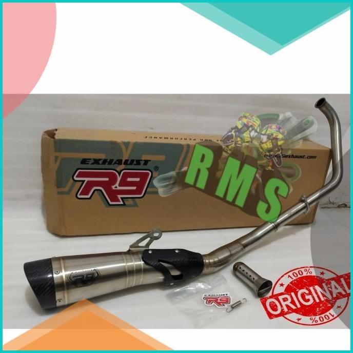Knalpot R9 H2 SS GSX 150 16novz3 sparepart